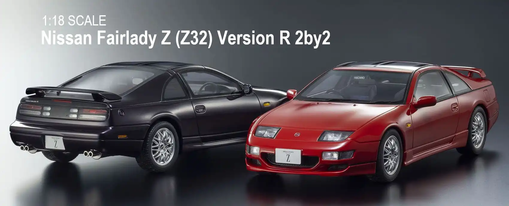 SAMURAI 1/18scale Nissan Fairlady Z (Z32) Version R 2by2 (Purple) [No.KSR18028P]